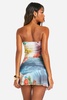 Printed Scarf Top