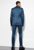 Tall Skinny Satin Suit Jacket