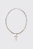 Black Silver Chain Necklace