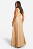 Tie Dye Textured Column Split Back Maxi Skirt