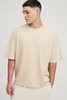 Oversized Boxy Homme Applique Peached T-Shirt