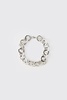 Chunky Metal Bracelet In Silver
