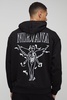Oversized Nirvana License Printed Hoodie