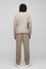 Boxy Boucle Knit Extended Neck Sweater
