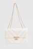 Quilted Faux Leather Cross Body Chain Bag