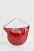 Vinyl Oversized Round Shoulder Bag