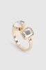 Statement Double Rhinestone Ring