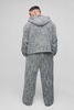Plus Boucle Elasticated Waist Wide Leg Pants