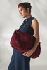 Faux Suede Oversized Slouchy Shoulder Bag