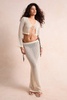 Popcorn Crochet Tie Top & Maxi Skirt Beach Co-ord