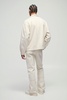Oversized Croc Faux Suede Collared Carpenter Worker Jacket