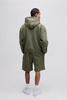 Oversized Boxy Limited Edition Cross Print Hooded Short Tracksuit