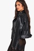 Studded Faux Leather Moto Jacket