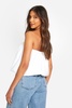 Woven Puff Ball Longline Top  
