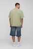 Oversized Washed Homme Script Printed T-Shirt