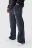 Plus Slim Rigid Flare Gusset Detail Jeans