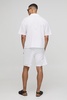 Oversized Revere Linen Blend Shirt & Short Set