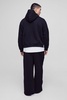 330GSM Oversized Boxy M Flocked Hoodie