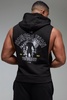 Man Active X OG Workout Oversized Sleeveless Hoodie