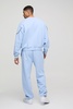 Oversized Boxy BM Piping Sweatshirt Tracksuit
