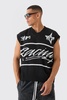 Boxy Oversized Moto V Neck Undershirt