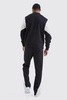 Regular Fit Man Colour Block Gusset Sweatpants