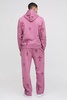 Regular Cross Print Hooded Tracksuit