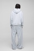 Oversized Boxy Wide Leg Hooded Tracksuit With Rubber Badge