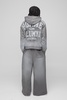 Oversized Boxy Homme Wash Hooded Zip Tracksuit