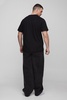 Tall Washed Ripstop Embroidered Baggy Pants