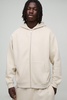330GSM Oversized Basic Zip Through Hoodie