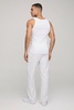 Basic Muscle Fit Ribbed Vest