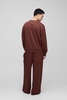 260GSM Loopback Basic Extreme Wide Leg Sweatpants