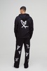 Relaxed Split Hem Heart Sweatpants