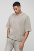 Oversized Boxy Jacquard Rib T-Shirt