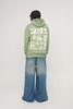 Regular Fit Limited Edition Botanical 3D Print Washed Hoodie