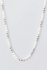 Metal Bead And Pearl Necklace