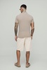 Tall Slim Revere Stripe Textured Polo