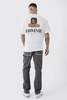 Tall Straight Fit Highlight Effect Gusset Carpenter Pants