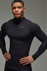 Man Active Marl Muscle Fit Performance 1/4 Zip