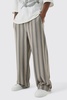 Elasticated Waist Baggy Boucle Pants