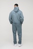 Tall Oversized Boxy Cross Embroidered Zip Through Hooded Tracksuit