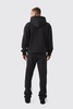 Slim Flared Stacked Fit Man Paint Splatter Flared Sweatpants