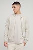 Regular Fit Smart Harrington Bonded Scuba Super Heavyweight Embroidered Bomber Jacket