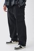 Plus Relaxed Fit Fixed Waist Cargo Pants