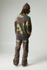 Oversized Boxy Eyelash Knit Camo Sweater