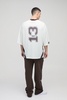 Oversized Longline V Neck Mesh Hockey Top