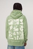 Regular Fit Limited Edition Botanical 3D Print Washed Hoodie