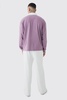 Tall Oversized Applique Rugby Polo