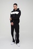 Oversized Man Colour Block Zip Hooded Tracksuit
